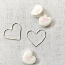 Load image into Gallery viewer, HEY GIRL HEART HOOPS - SSMED