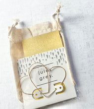 Load image into Gallery viewer, HEY GIRL HEART HOOPS - 14KLRG