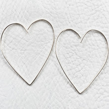 Load image into Gallery viewer, HEY GIRL HEART HOOPS - SSLRG